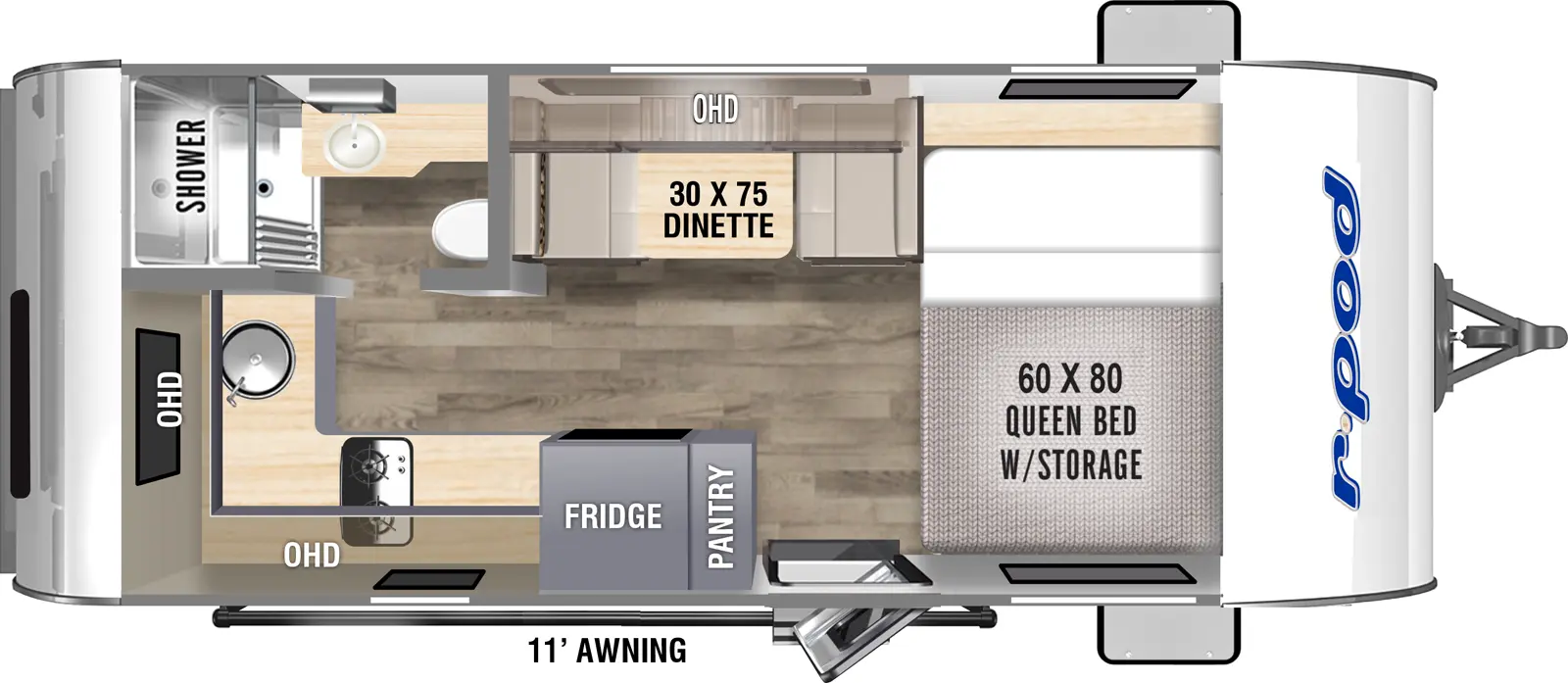 R Pod RP-194C Floorplan